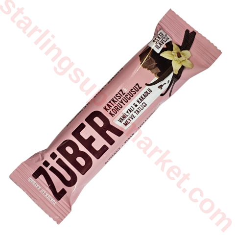 ZUBER BAR VANILYALI-KAKAOULU 40 G