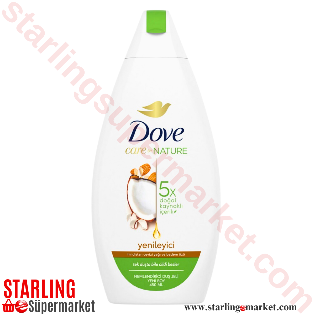 DOVE DUS JELI HINDISTAN CEVIZI BADEM 450 G