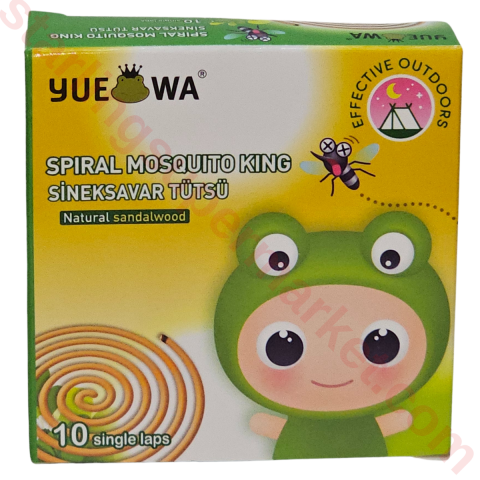 YUE-WA SPIRAL MOSQUITO KING SINEKSAVAR TUTSU 10 LU