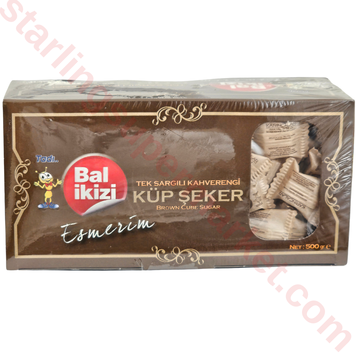 BAL IKIZI ESMERIM SEKER KUP TEK SARGILI 500 G