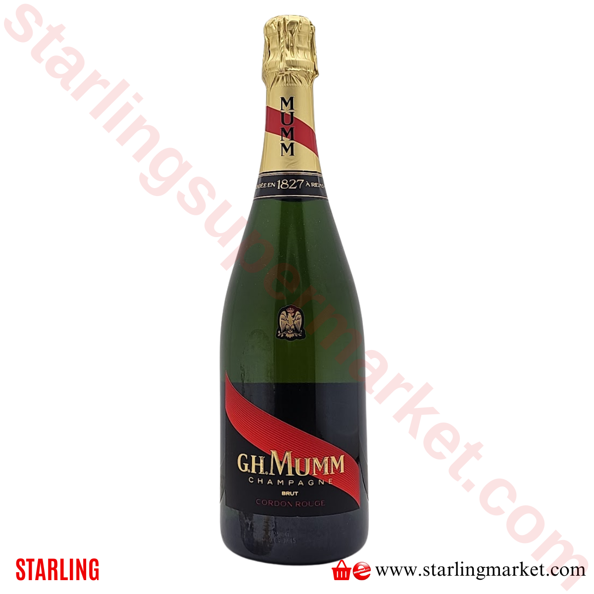 MUMM CORDON ROUGE 75 CL KADEH HED.