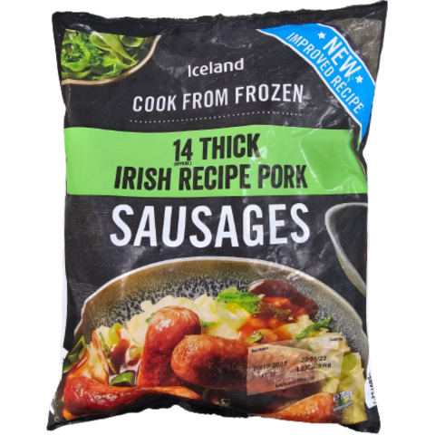 ICELAND PORK SAUSAGES 20PK