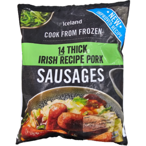 ICELAND PORK SAUSAGES 20PK