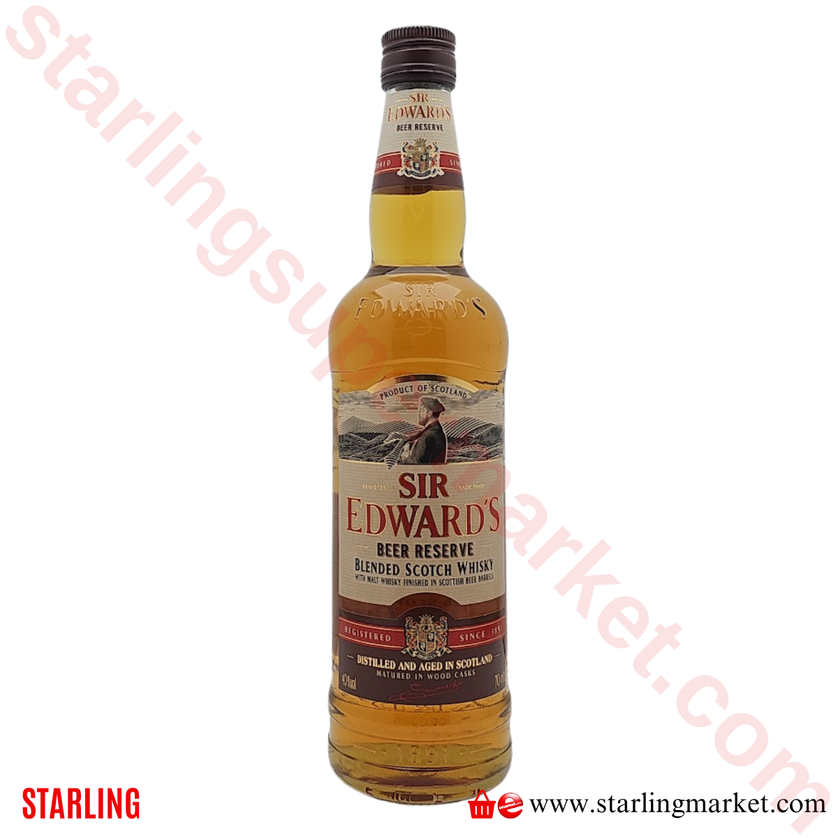 SIR EDWARDS SCOTCH WHISKY BEER RESERVE %40 70 CL