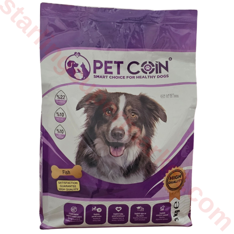 PETCOIN KOPEK MAMASI KURU FISH 3 KG