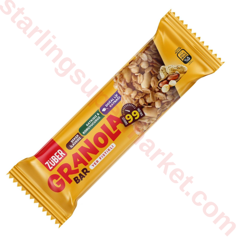 ZUBER BAR GRANOLA YER FISTIKLI 25 G