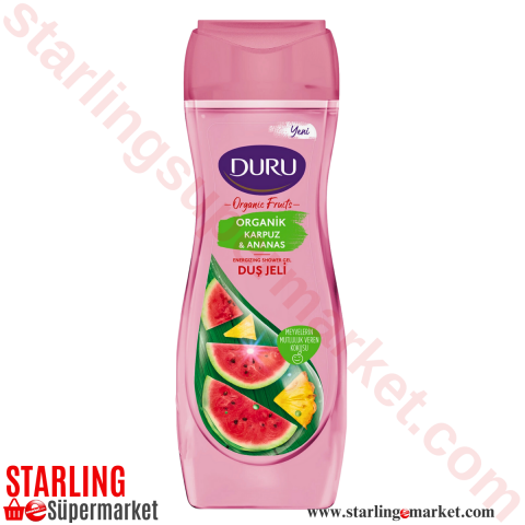 DURU DUS JELI ORGANIC FRUITS KARPUZ&ANANAS 450 ML