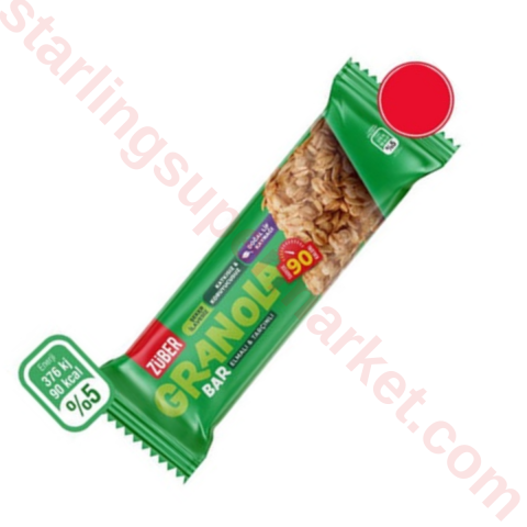 ZUBER BAR GRANOLA ELMALI-TARCINLI 25 G