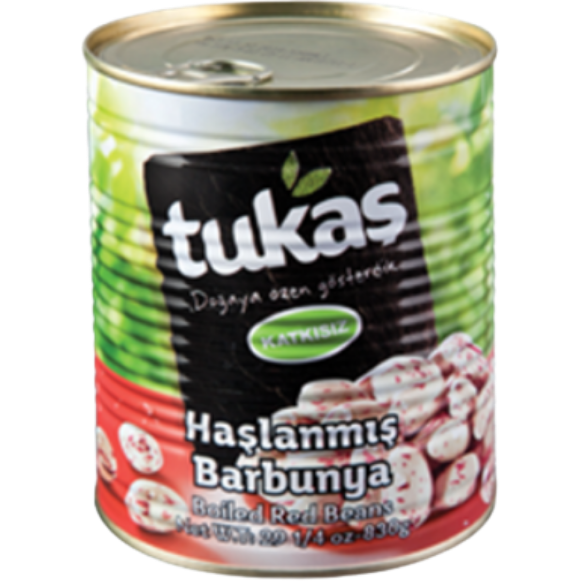 TUKAS HASLANMIS BARBUNYA TENEKE 800 G