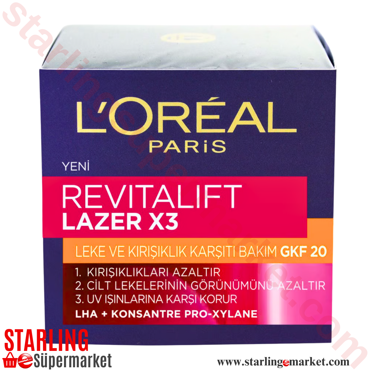 LOREAL REVITALIFT KREM LEKE KIRISIK LAZER X3 50 ML