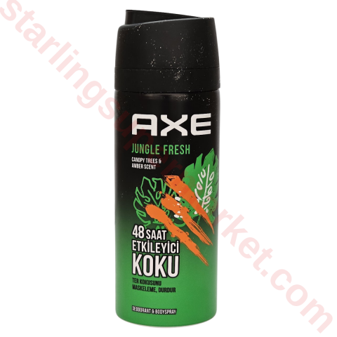 AXE DEO SPREY ERKEK JUNGLE FRESH 150 ML