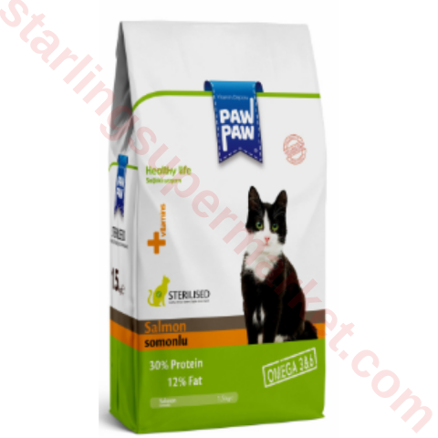 PAW PAW KEDI MAMASI KURU SOMONLU STERILIZE 1.5 KG