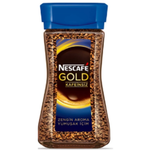 NESCAFE GOLD KAFEINSIZ CAM 100 G