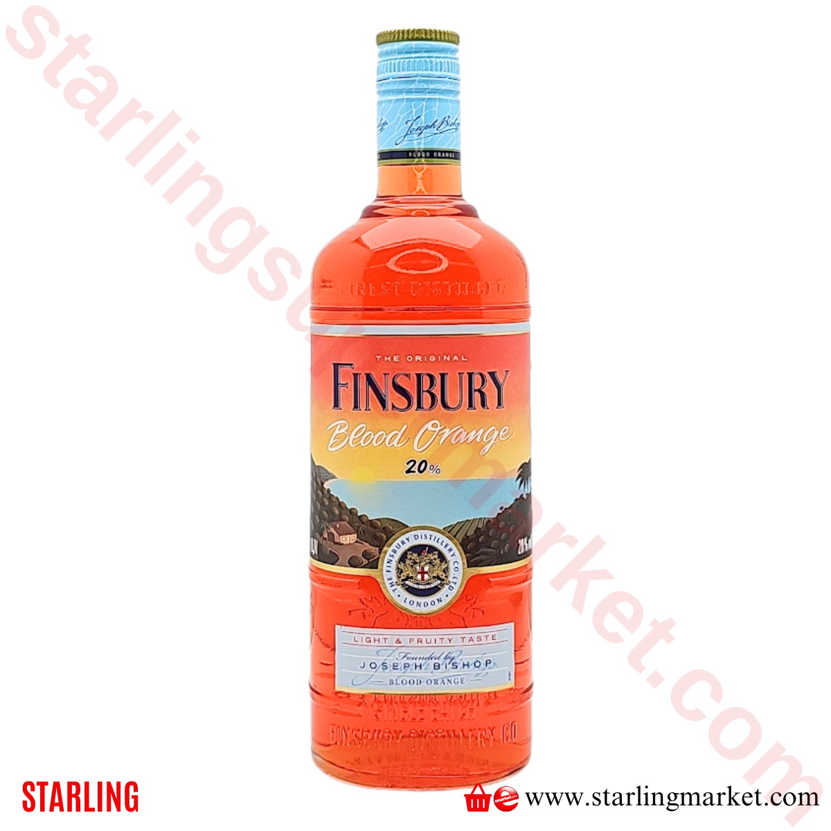 FINSBURY BLOOD ORANGE GIN 70 CL