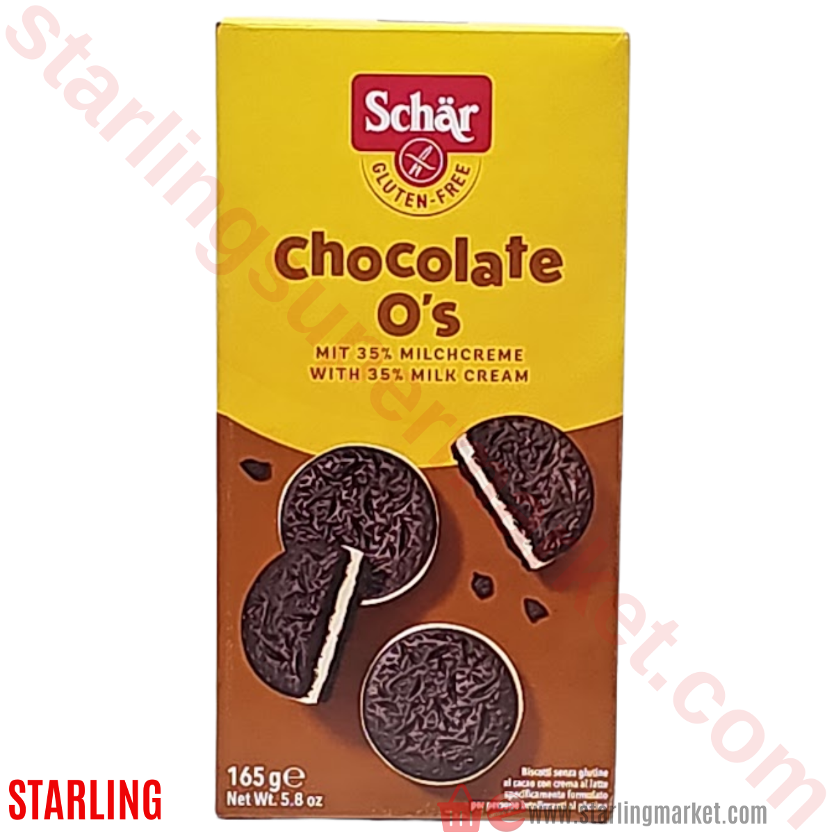 SCHAR BISKUVI CHOCOLATE O S 165 G