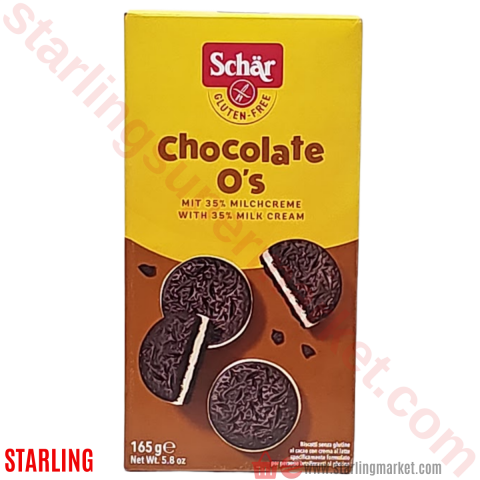 SCHAR BISKUVI CHOCOLATE O S 165 G