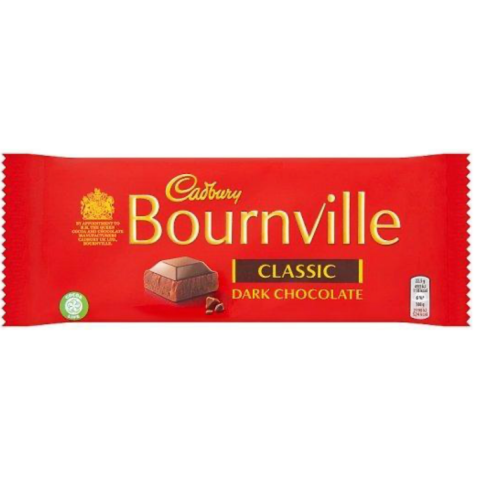 CADBURY CIKOLATA BOURNVILLE DARK 180 G
