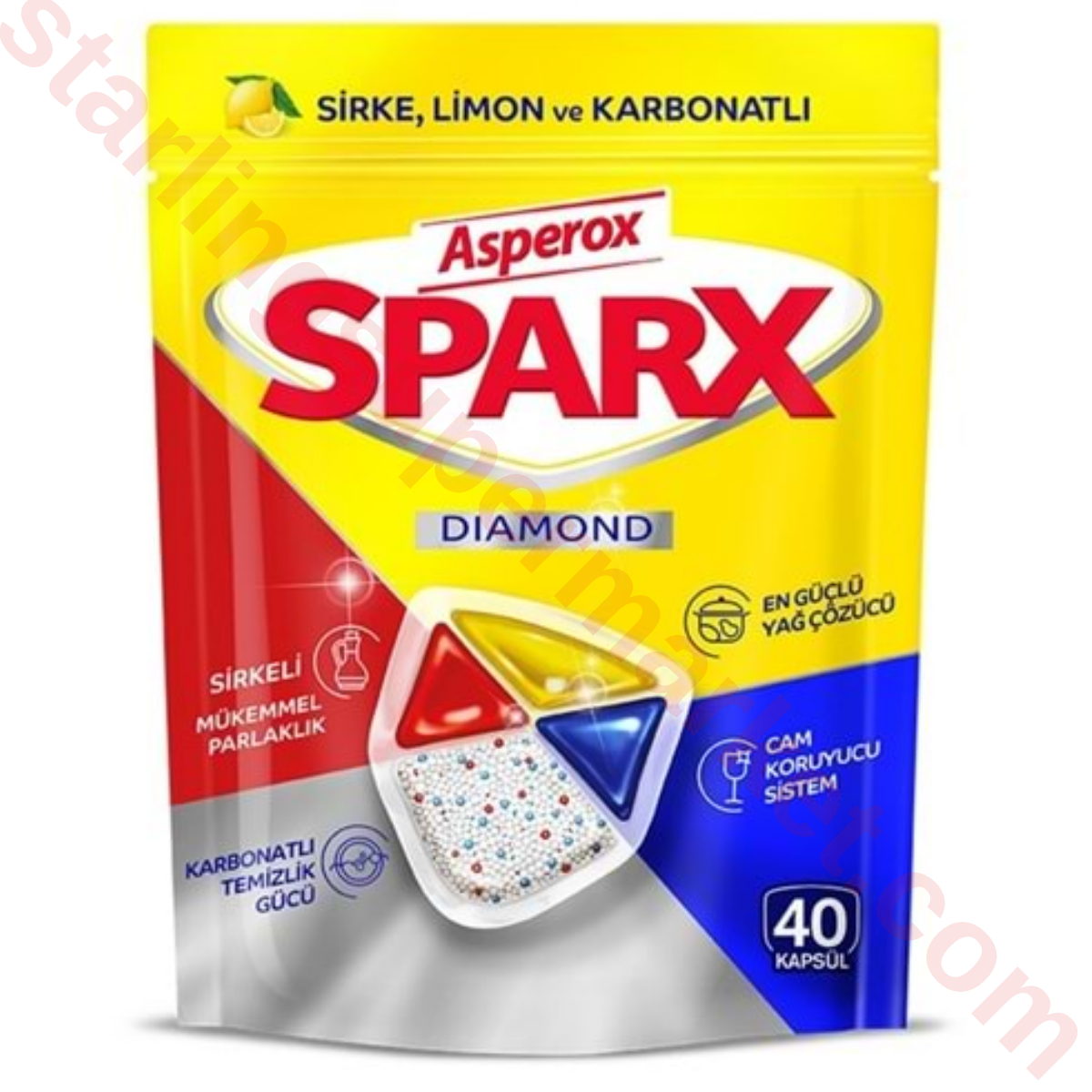 ASPEROX BULASIK MAKINASI KAPSUL 40 LI