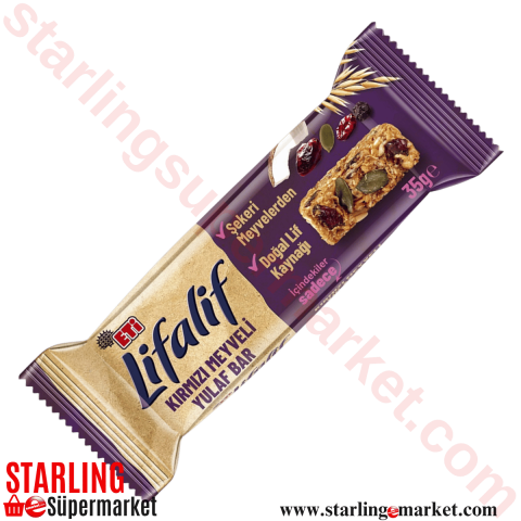 ETI LIFALIF BAR YULAFLI KIRMIZI MEYVELI 35 G