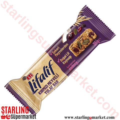 ETI LIFALIF BAR YULAFLI KIRMIZI MEYVELI 35 G