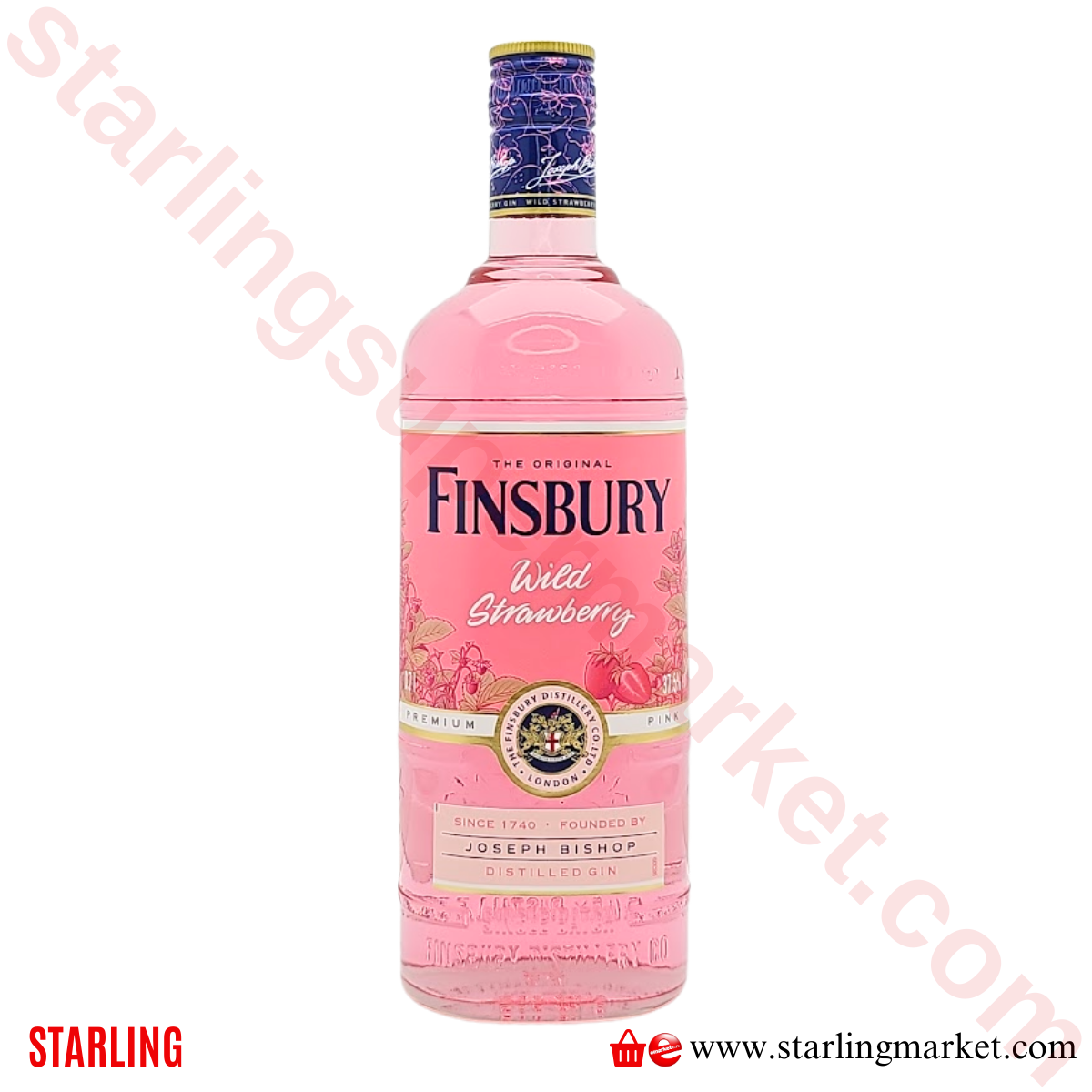 FINSBURY WILD STRAWBERRY GIN 70 CL