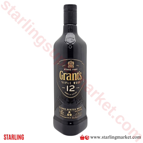 GRANTS WHISKY TRIPLE WOOD 12YO 70 CL
