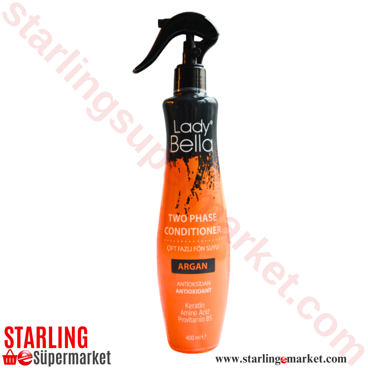 LADY BELLA ARGAN 2 FAZLI FON SUYU 400 ML