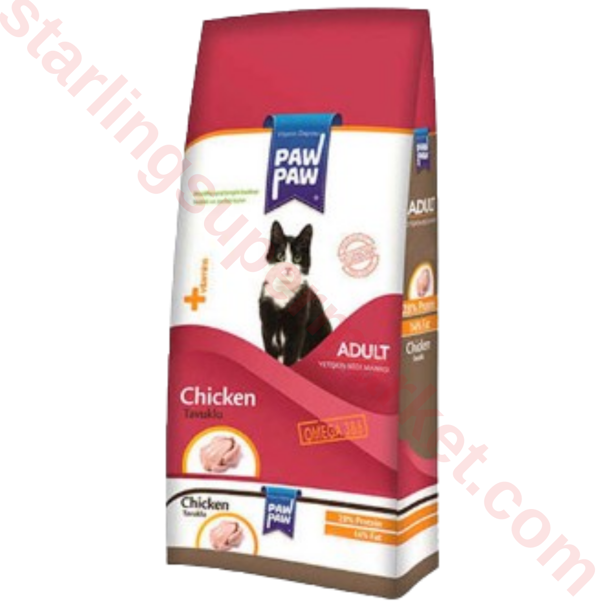 PAW PAW KEDI MAMASI KURU ADULT TAVUK 7 KG