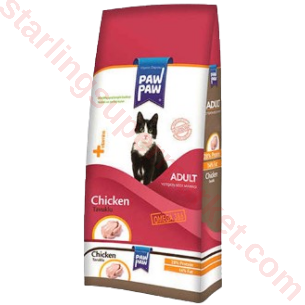 PAW PAW KEDI MAMASI KURU ADULT TAVUK 7 KG