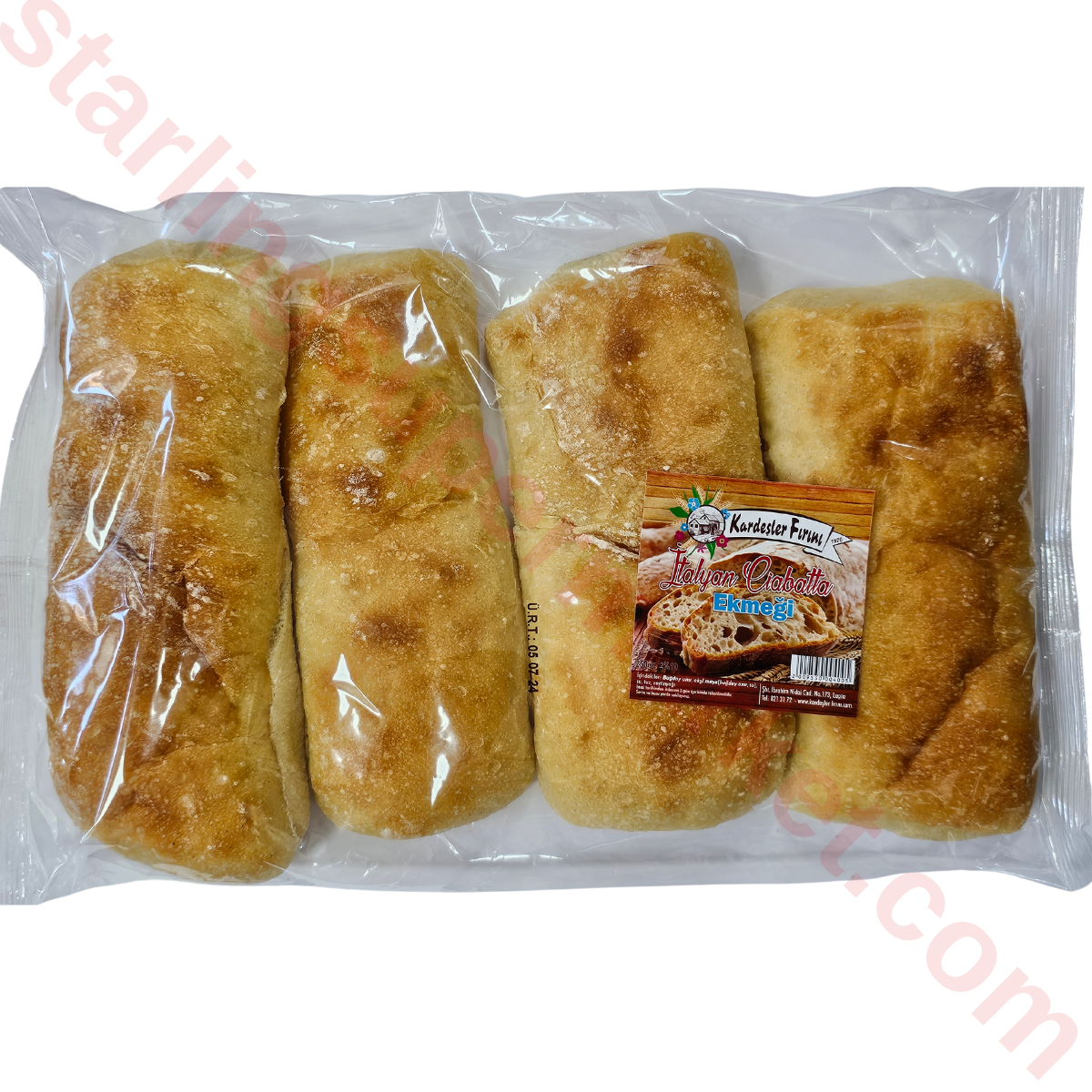 KARDESLER ITALYAN CIABATTA EKMEK 4 LU 250 G
