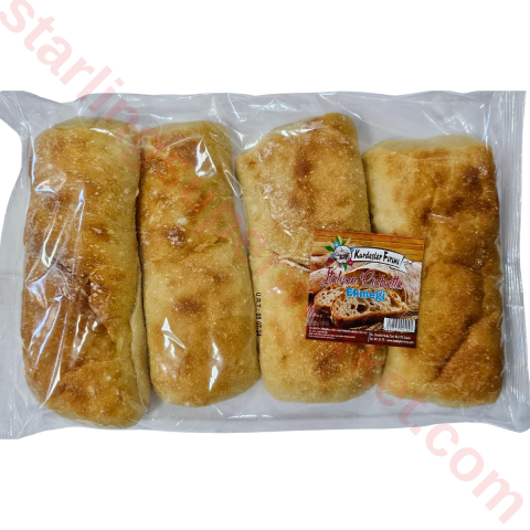KARDESLER ITALYAN CIABATTA EKMEK 4 LU 250 G