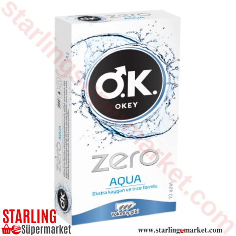 OK PREZERVATIF ZERO AQUA 10 LU