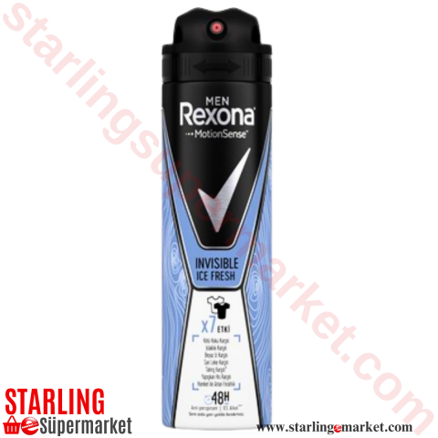 REXONA DEO ERKEK INVISIBLE ICE FRESH 150 ML