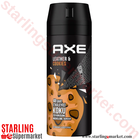 AXE DEO SPREY ERKEK LEATHER COOKIES 150 ML