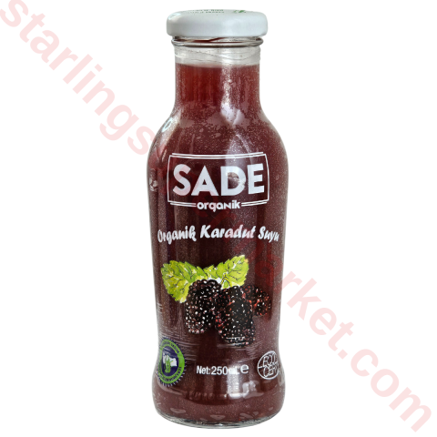 SADE ORGANIK KARADUT SUYU 250 ML