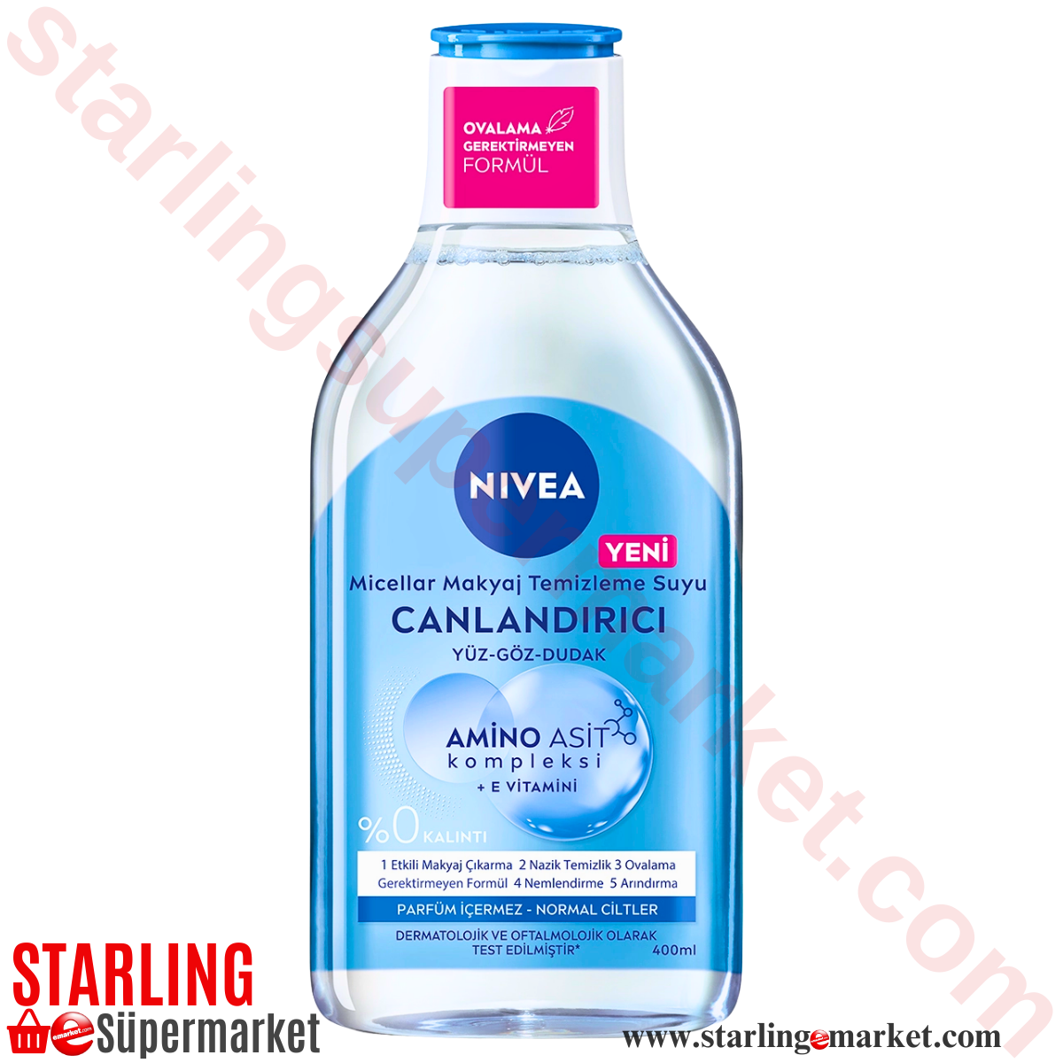 NIVEA MICELLAIR MAKYAJ TEMIZLEME SUYU NOR 400 ML