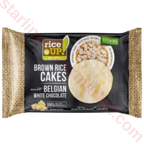 RICE UP CAKES WITH WHITE BELGIAN CHOCOLATE 30 G