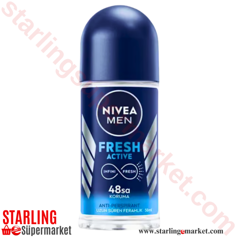 NIVEA ROLL ON ERKEK FRESH 50 ML