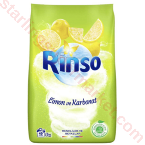 RINSO DETERJAN TOZ LIMON&KARBONAT 6 KG