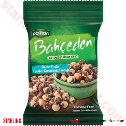 PEYMAN BAHCEDEN KAVRULMUS FINDIK TUZLU 170 G