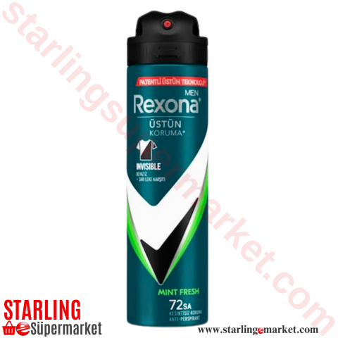 REXONA DEO ERKEK INSIBLE MINT FRESH 150 ML