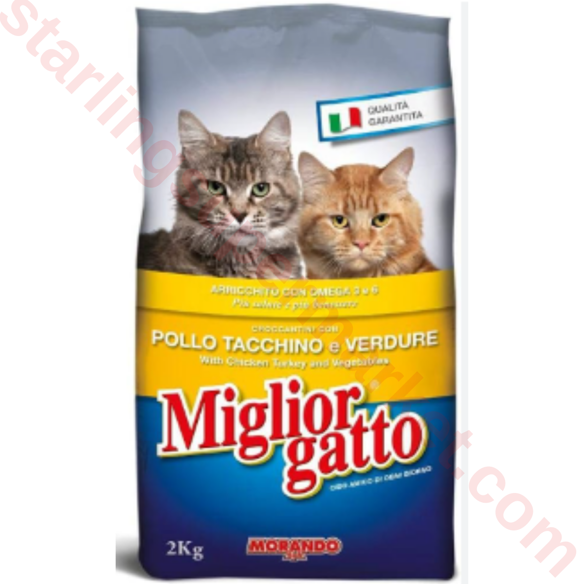 MIGLIORGATTO KEDI MAMASI KURU TAVUK+HINDI 2 KG