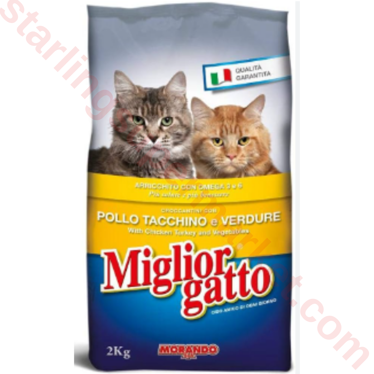 MIGLIORGATTO KEDI MAMASI KURU TAVUK+HINDI 2 KG