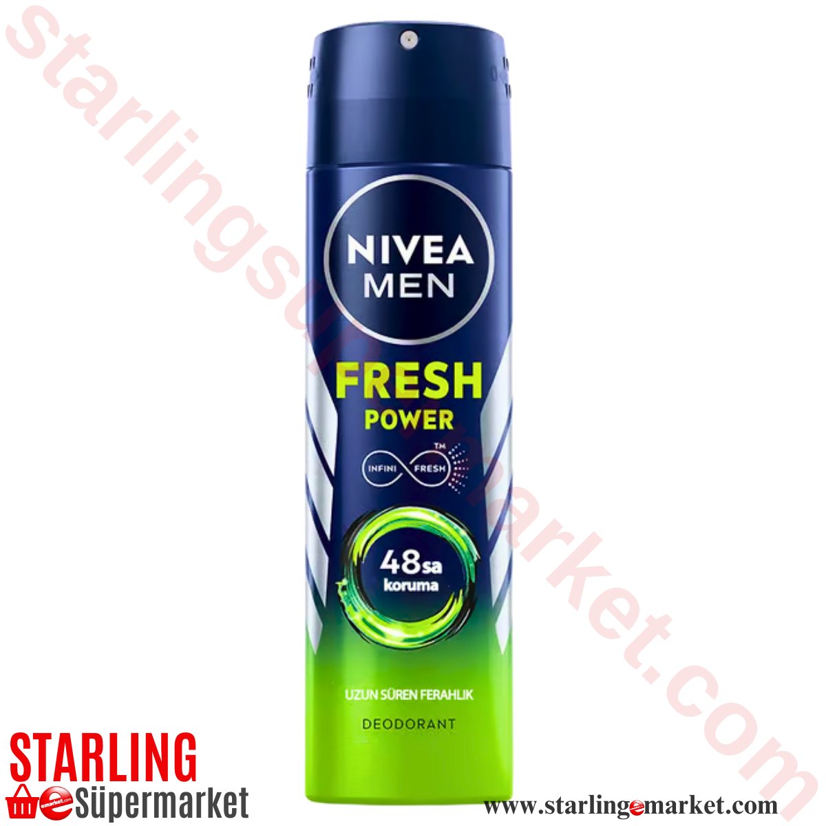 NIVEA DEO SPREY ERKEK FRESH POWER 150 ML