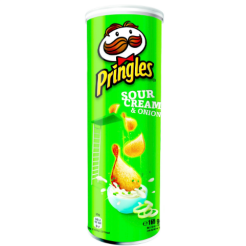PRINGLES SOUR CREAM&ONION 165 G