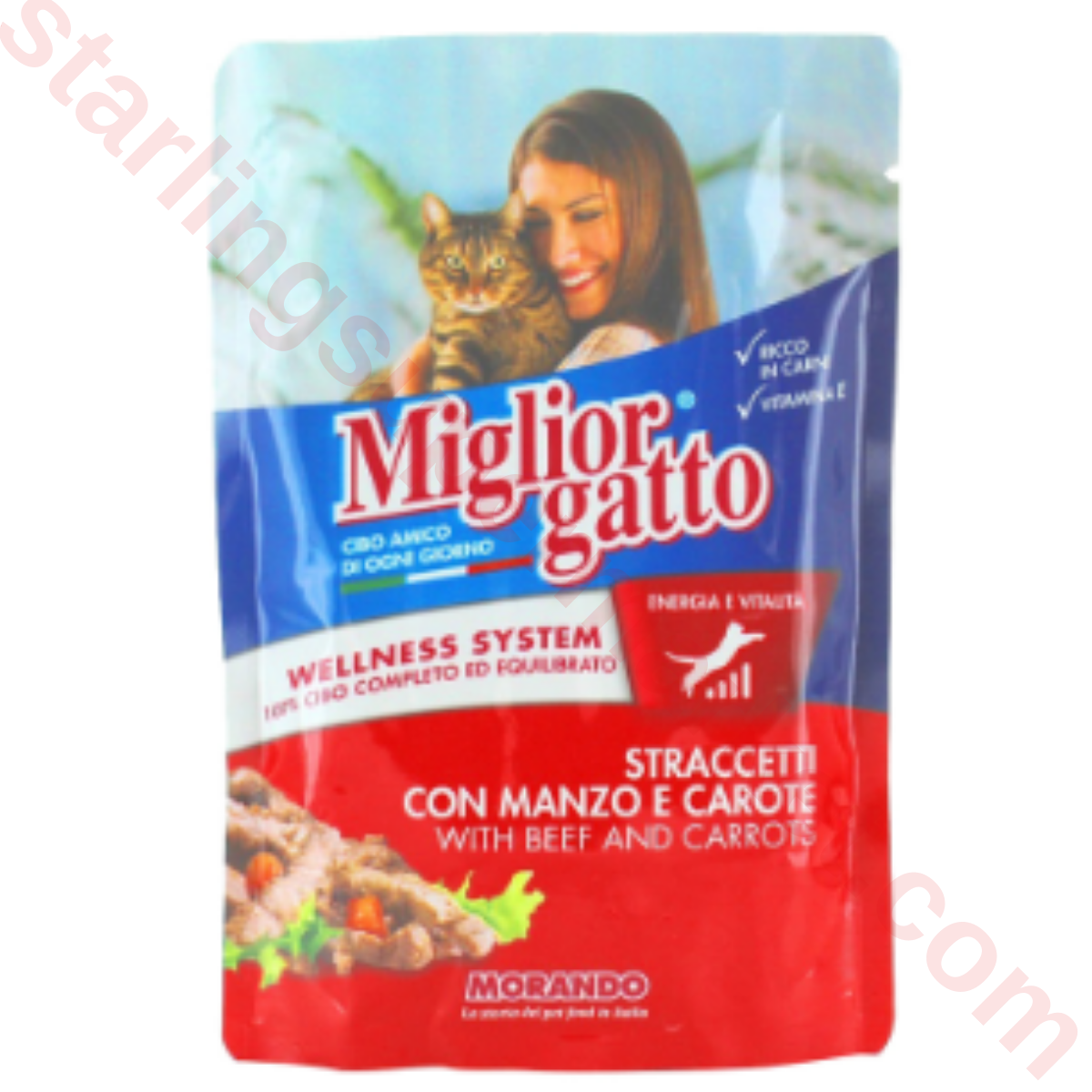 MIGLIORGATTO KEDI MAMASI YAS ET+HAVUC 100 G
