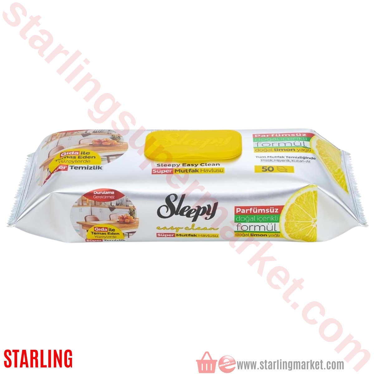 SLEEPY MUTFAK HAVLUSU LIMON 50 LI