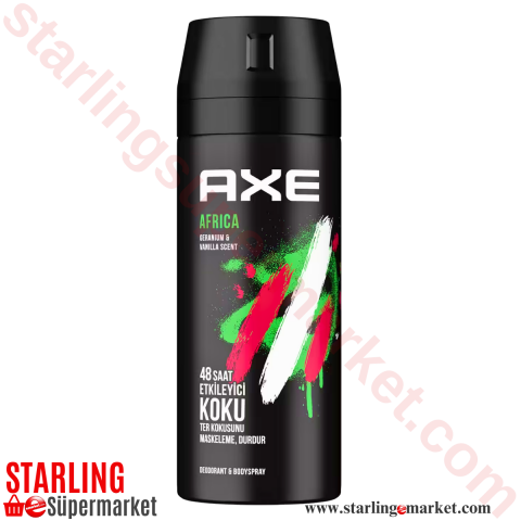 AXE DEO SPREY ERKEK AFRICA 150 ML