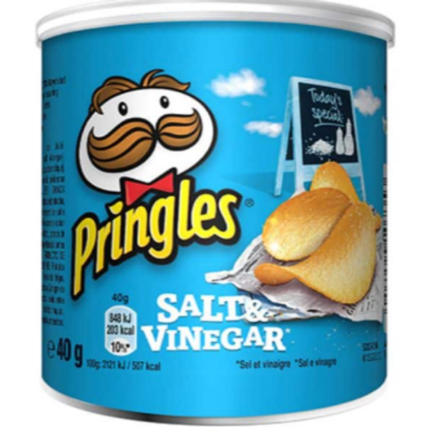 PRINGLES SALT&VINEGAR 40 G