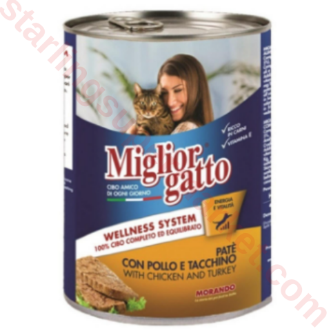MIGLIORCANE KEDI MAMASI ISLAK PATE TAVUK-HIN 400 G